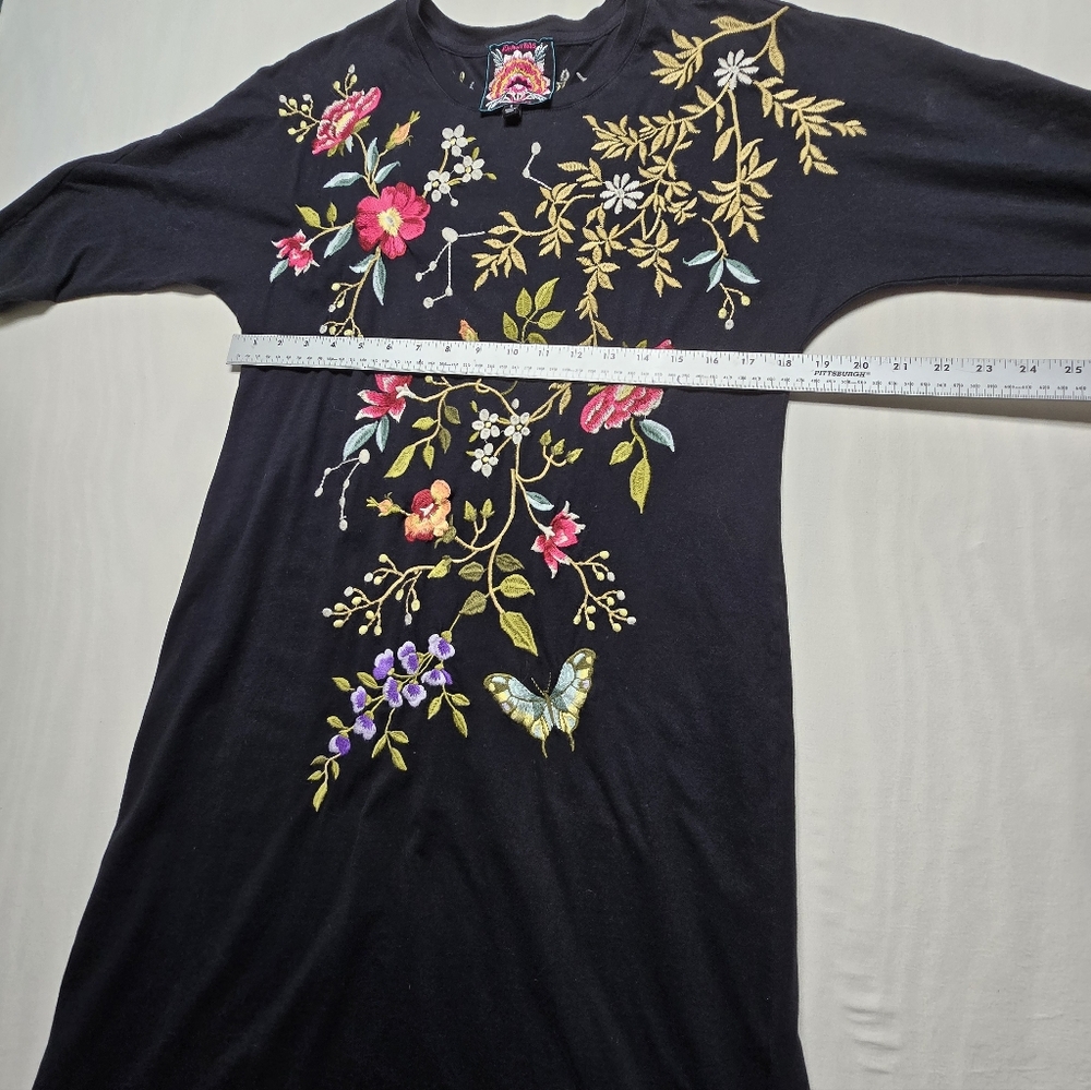 Johnny Was Osaka Dolman Sleeve Knit Dress Size Small - Picture 4 of 6